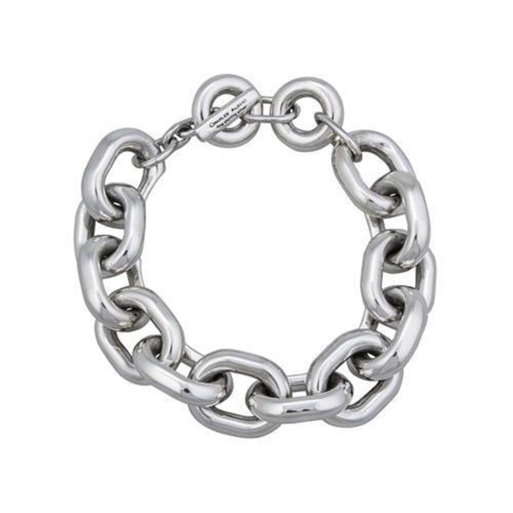 .950 Fine Sterling Silver Chain Link Bracelet NEW